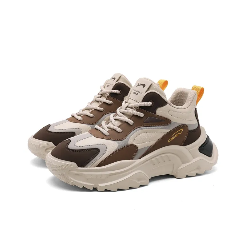K-bird Cushioned Wear-Resistant Height Increasing High-Top Casual Shoes Men's-3
