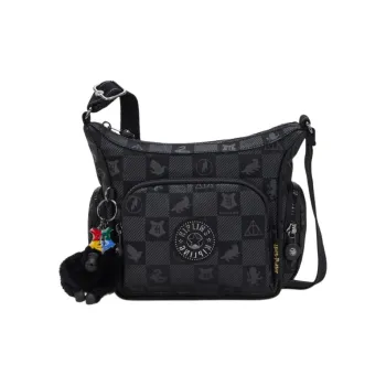 Kipling Nylon Shoulder Bag, Crossbody Bag Mini Unisex Magic Black