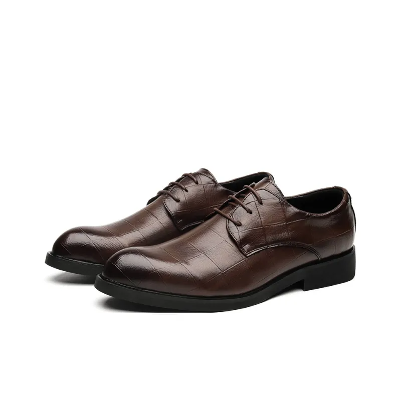 Romon Dress Shoes Men Low Top-6