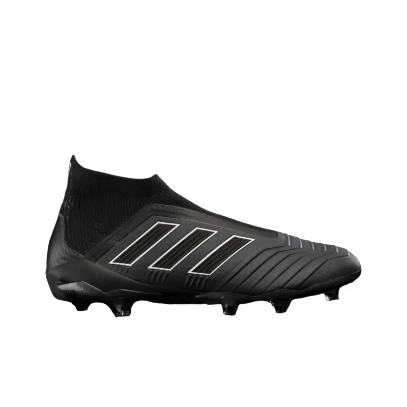 Adidas Predator 18+ FG Rubber Long Studs Slip-Resistant Coverage Soccer Shoes Men's Black-1