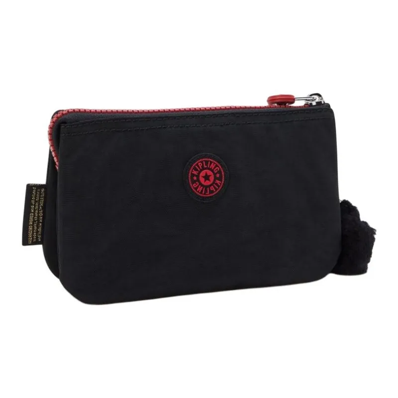 Kipling Nylon Wallet Large Size Men's Black Red-1