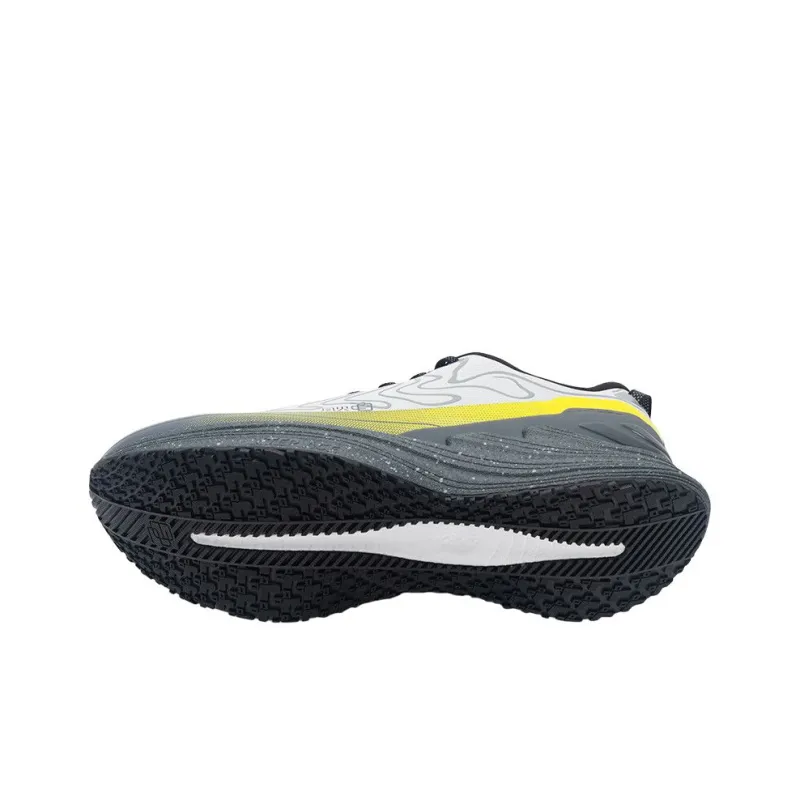 XTEP Anti Slip Wear Resistant Low Top Running Shoes Men's Gray Green-1