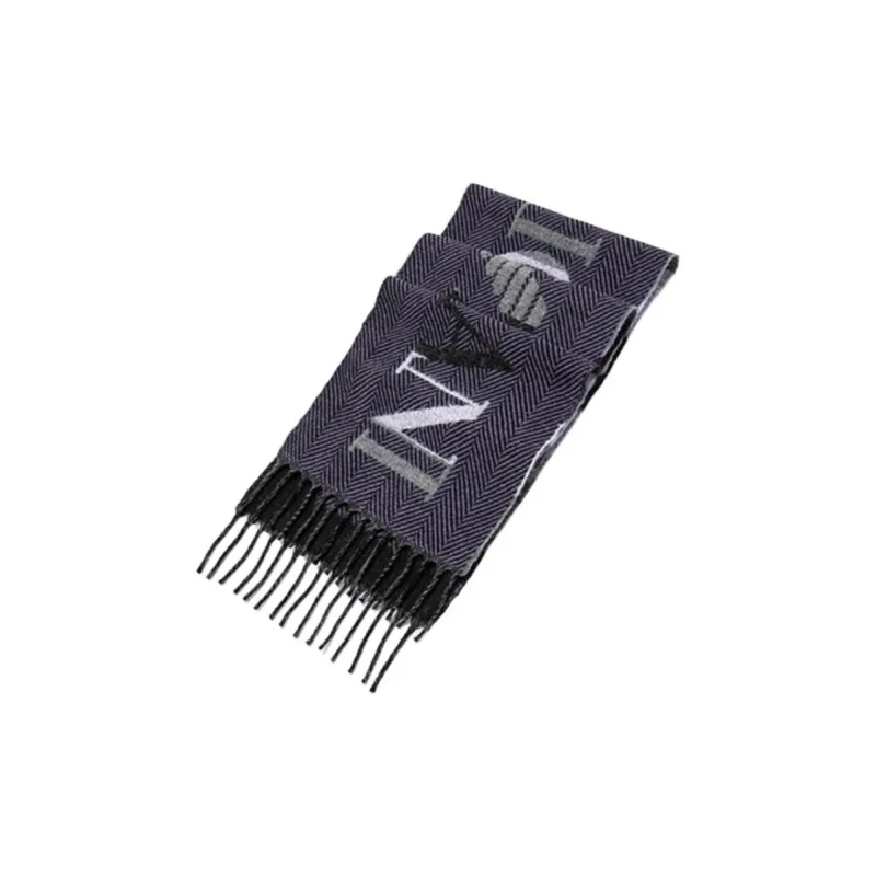 EMPORIO ARMANI Logo intarsia Scarf-2