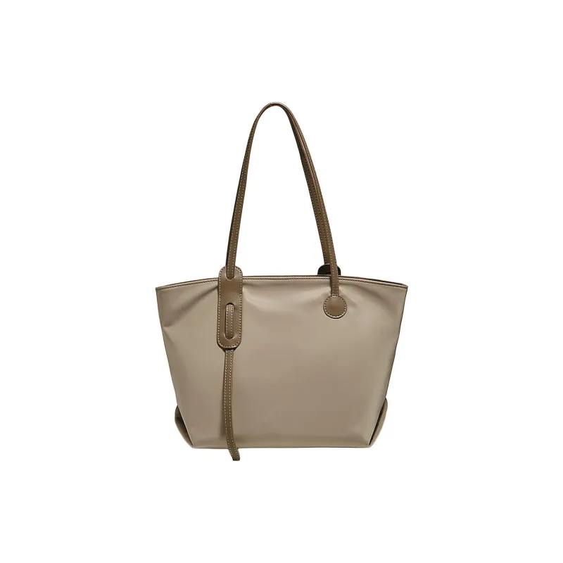 Marino Orlandi Fabric Shoulder Bags Handbags Large Size Women's Khaki-4