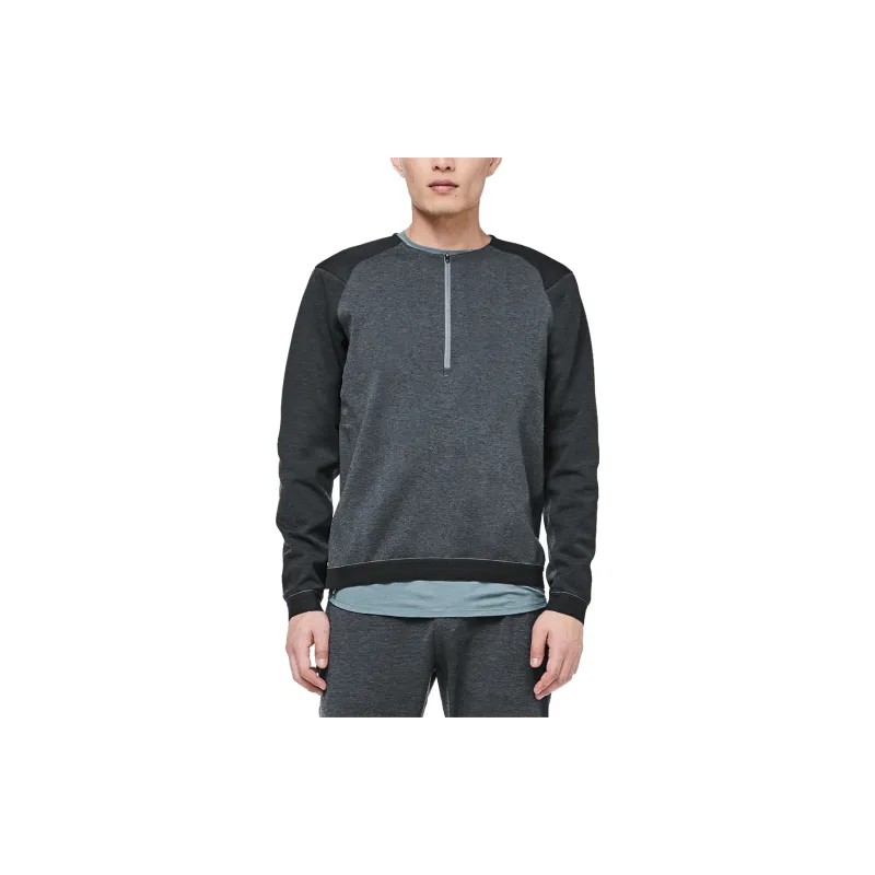 Lululemon Diffract Sweatshirt Men's Mysterious Green / Mercury Sea Blue-2