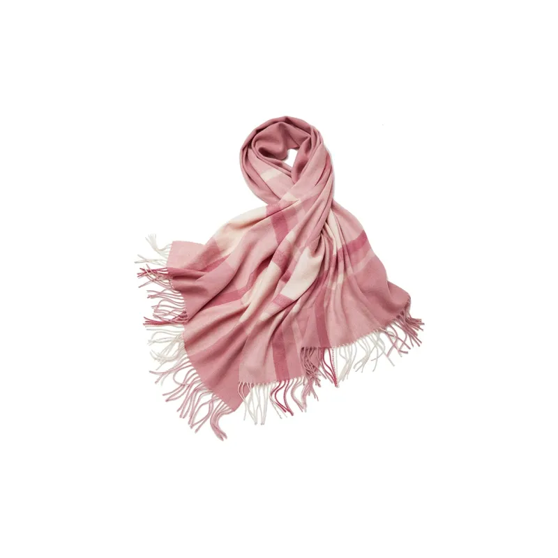 H YXIANG 100% Wool Knit Scarves Women's-7