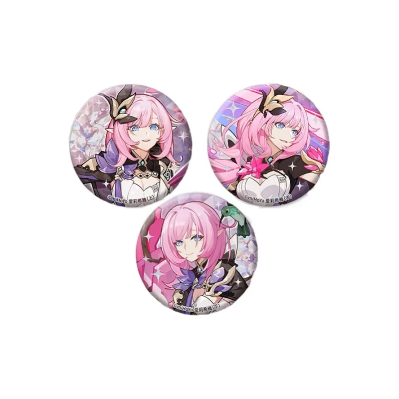 MIHOYO Honkai/Bronya X Honkai/Kiana, Honkai/Ayashiya Saint Seiya Collection Badges-5