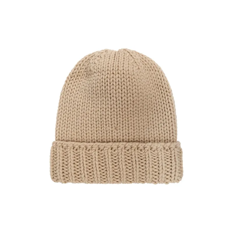 Moncler Logo Patch Ribbed Beanie-1