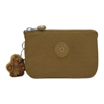 Kipling Nylon Wallet Small Size Unisex Dry Laurel Tree