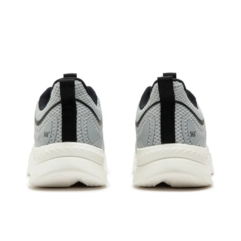 361° Anti Slip Wear Resistant Low Top Casual Running Shoes Men's Gray Black-5