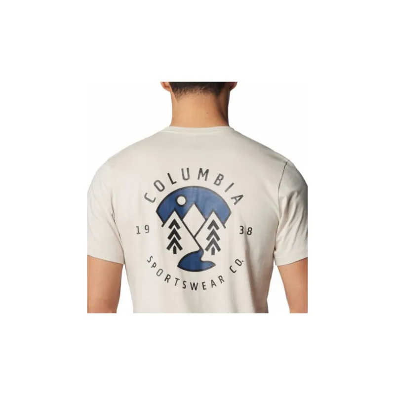 Columbia RAPID RIDGE II T-Shirt Men's Beige-4