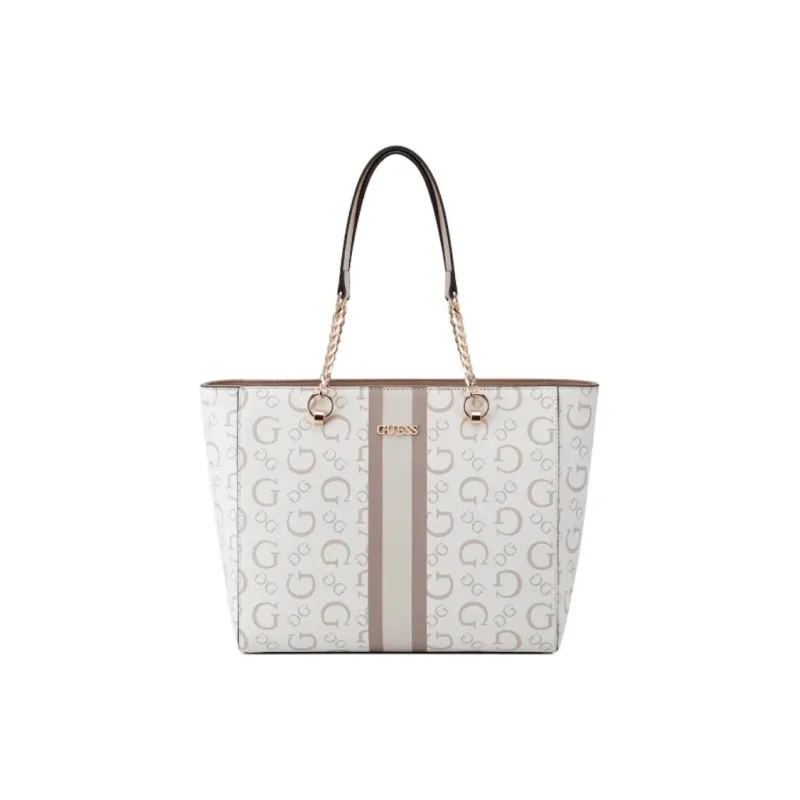 GUESS Coated Canvas Tote Bag Shopping Bag Handbag Women's Pink-0