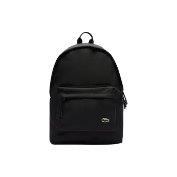 LACOSTE Polyester Backpack Regular Unisex Black