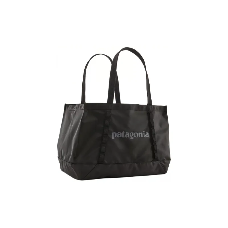 Patagonia Recycled Material Tote Bag Shopping Bag Handbag Regular Unisex Black-0