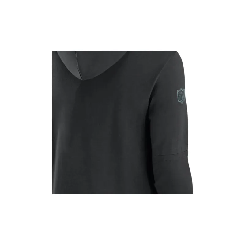 Nike Philadelphia Eagles Sideline Men's Nike Dri FIT Nfl Long Sleeve Hooded Top-3