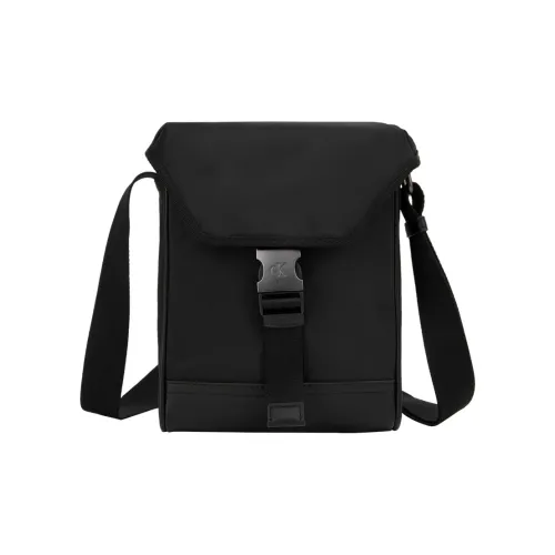 CALVIN KLEIN Fabric Crossbody Bag Medium Size Men's Space Black