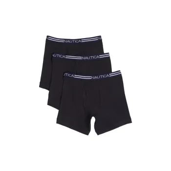 NAUTICA Underpants Men 3 Pack Black