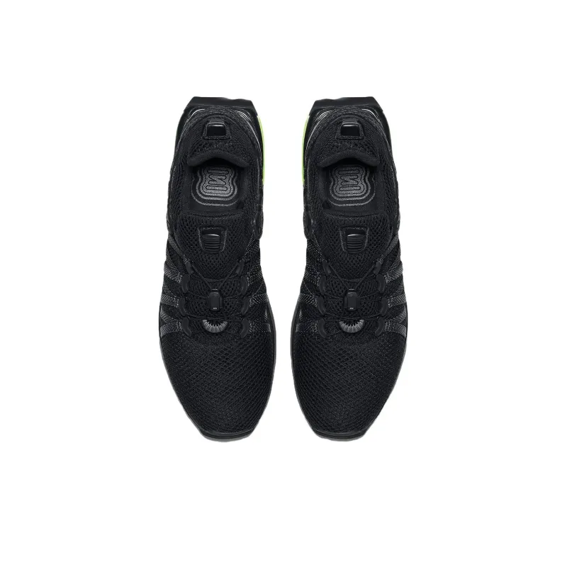 Nike Shox Gravity Series Anti-Slip Wear-Resistant Low-Top Running Shoes Unisex Black Green-3