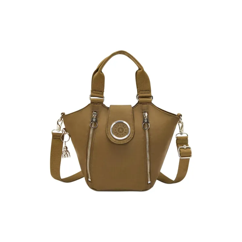 Kipling Nylon Crossbody Handbag Small Size Unisex Brown-0