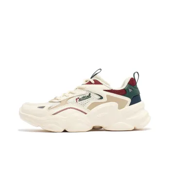 361° Anti-Slip Wear-Resistant Low-Top Casual Running Shoes Women's Beige Green Red