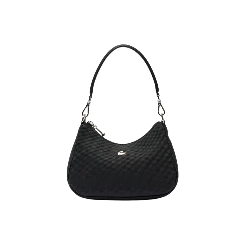 LACOSTE PVC Portable Crossbody Bag Shoulder Bag Regular Women's Black-0