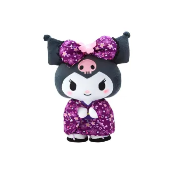 Sanrio Kuromi Cherry Blossom Kimono Collection Dolls Plush Doll 22cm Height