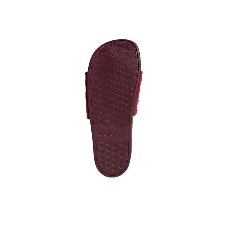Adidas Adilette Comfort Slip-Resistant Abrasion-Resistant Slide Slippers Unisex Red-3