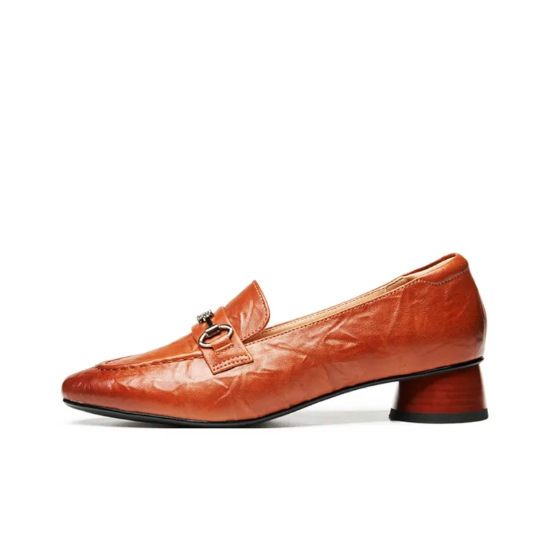 AOKANG Chunky Heel Casual Shoes Women's-8