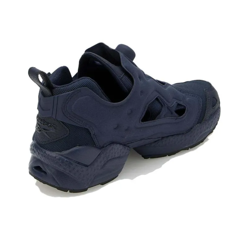 Reebok Instapump Fury Anti Slip Wear Resistant Low Top Casual Shoes Unisex Marine Blue-3