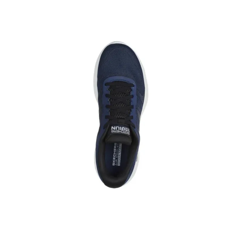 Skechers Go Run Lite Anti Slip Wear Resistant Low Top Running Shoes Men's Black-2