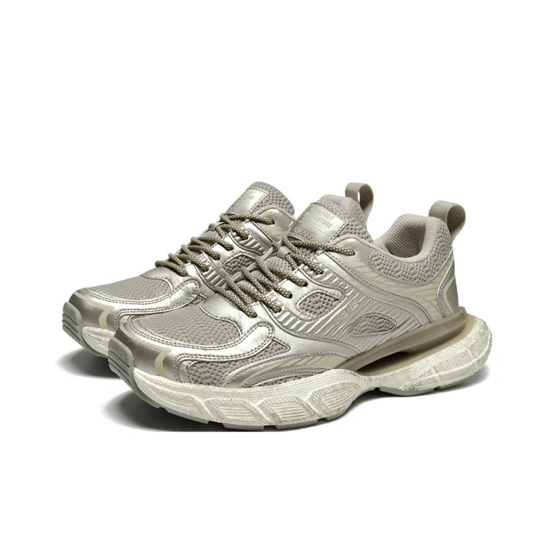 AOKANG Fashion Classics Series Height Increasing Lightweight Slip-Resistant Low-Top Chunky Sneakers Men's Exclusive Box-2