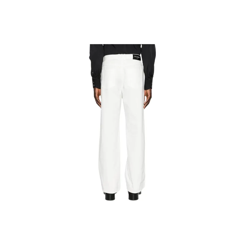 BALMAIN Jeans Men White-2