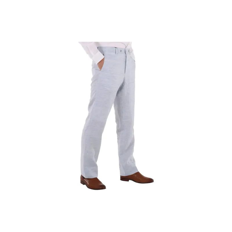Burberry Suit Trouser Men's Light Blue-5