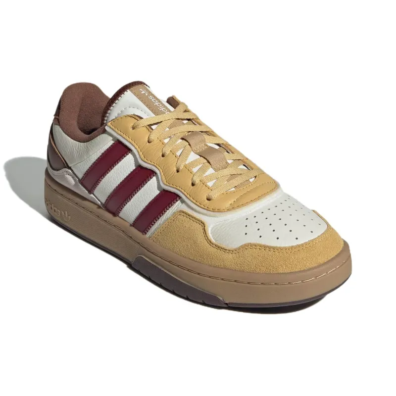 Adidas Originals Courtic Anti Slip Wear Resistant Low Top Skateboard Shoes Unisex Brown-2