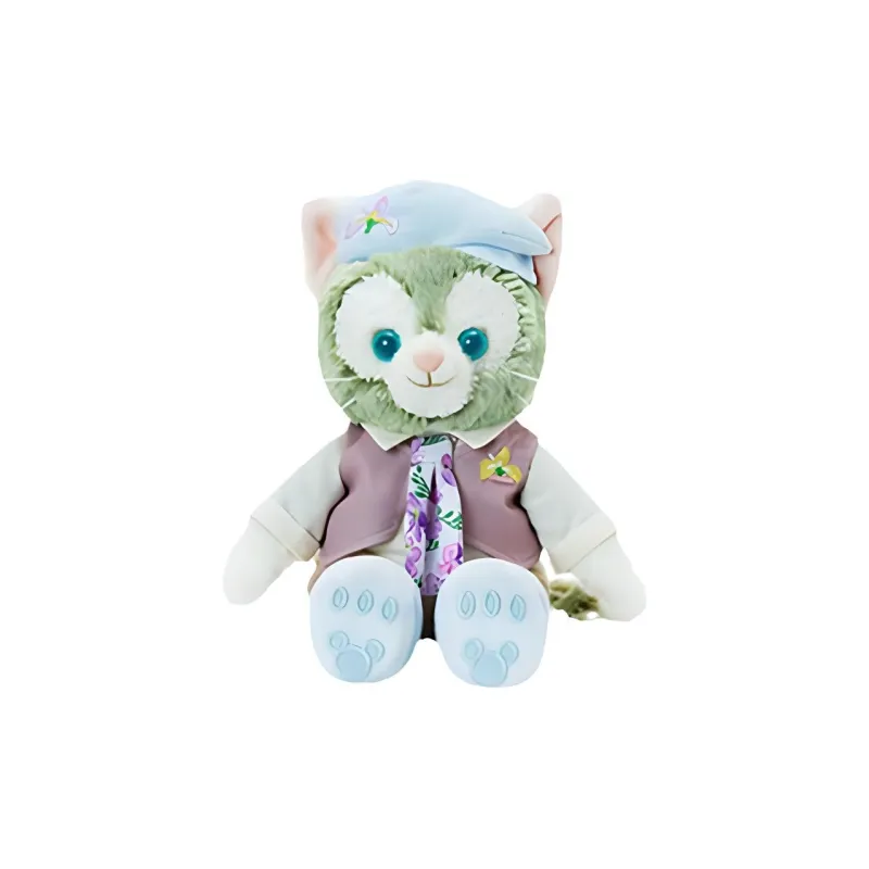 Disney 2023 Spring Gelatoni Duffy And Friends Spring Floral Scent Dolls Plush Doll 18.5cm Height-0
