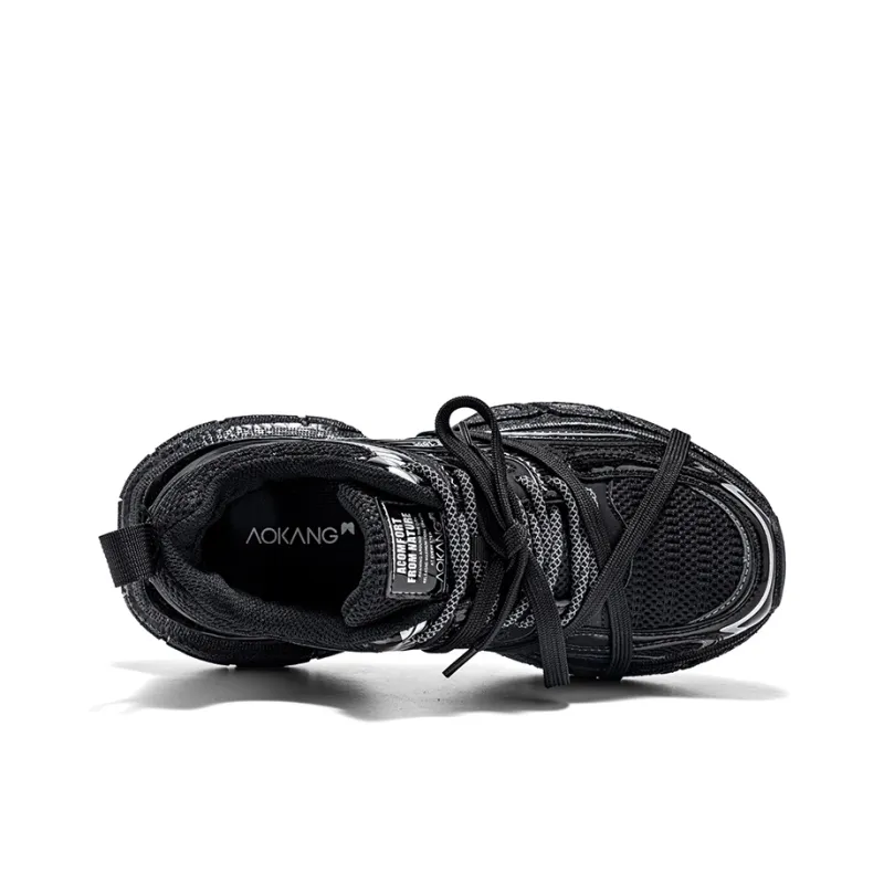 AOKANG Fashion Classics Series Height Increasing Lightweight Slip-Resistant Low-Top Chunky Sneakers Men's Exclusive Box-21