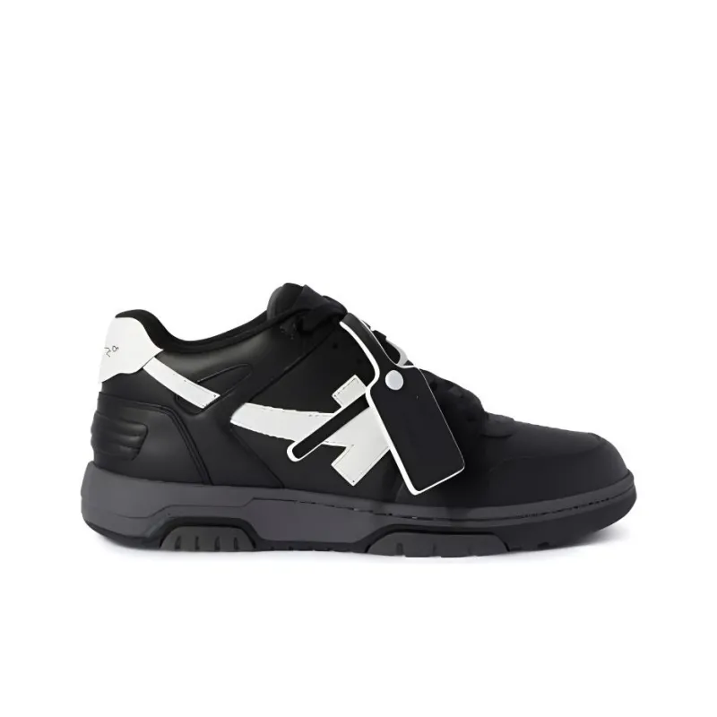 OFF WHITE Out Of Office Ooo Low Tops Black Gray White FW21-1