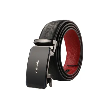 MILLIE'S Top Grain Cow Leather Leather Belts Men's Width  3.5cm