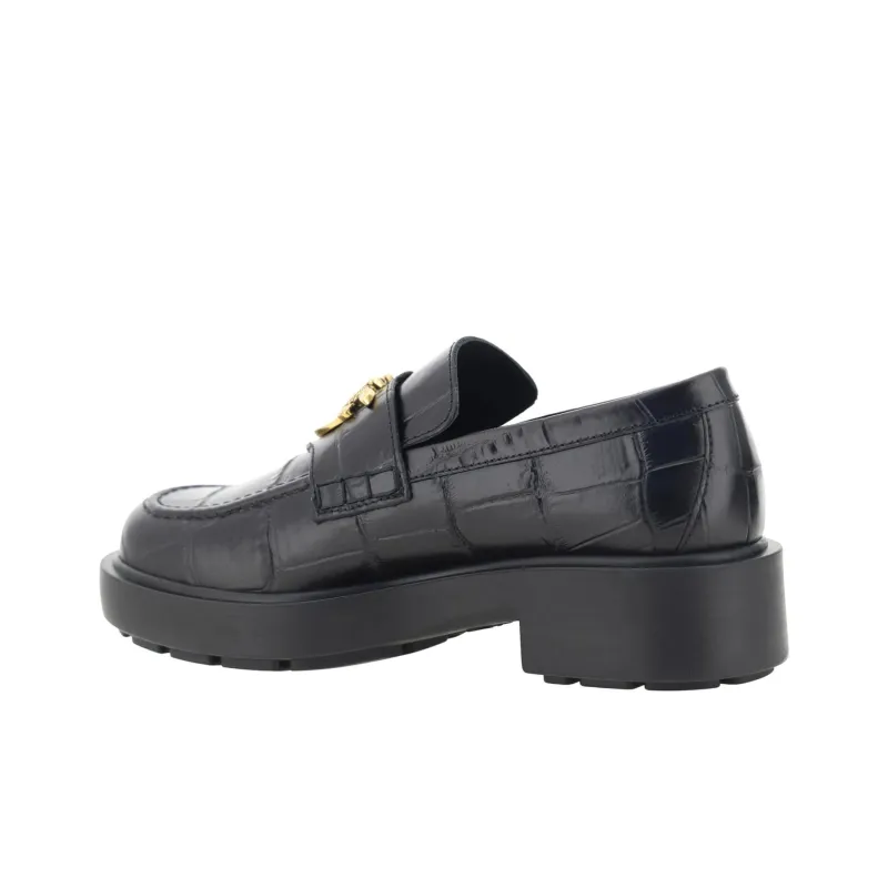 PINKO Tina Logo Plaque Embossed Loafers Women's-3