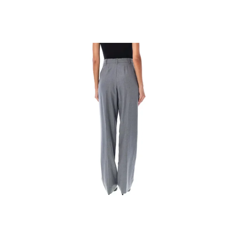 Stella McCartney Mid Rise Pleat Detailed Trousers-1