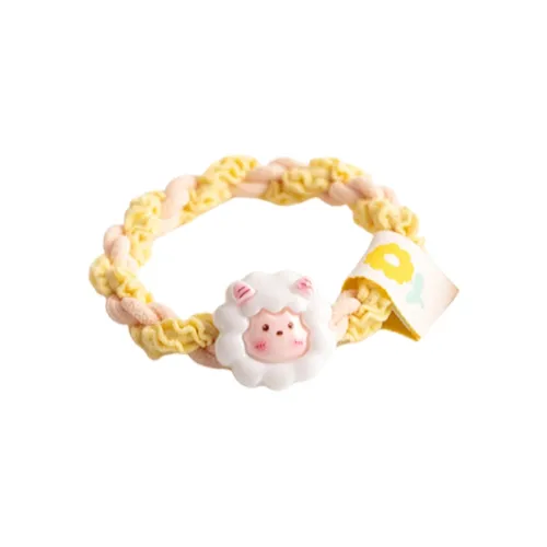 QUIET LOVE Fabric Resin Hair Tie Women's