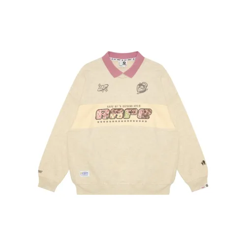 Aape Sweatshirts Women's Beige Brown IV2