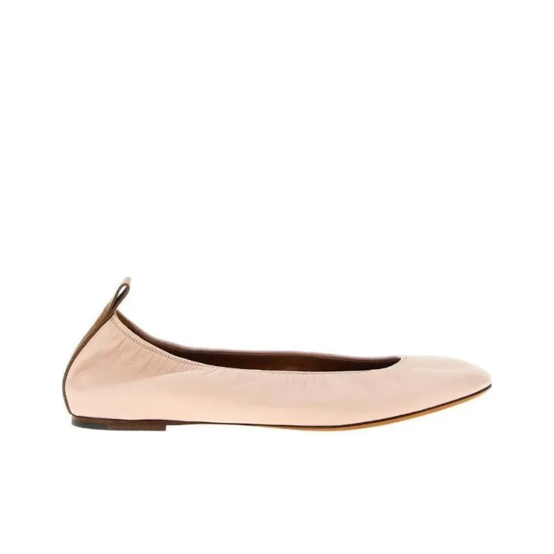 Lanvin Slip-on Leather Ballerina Shoes-1