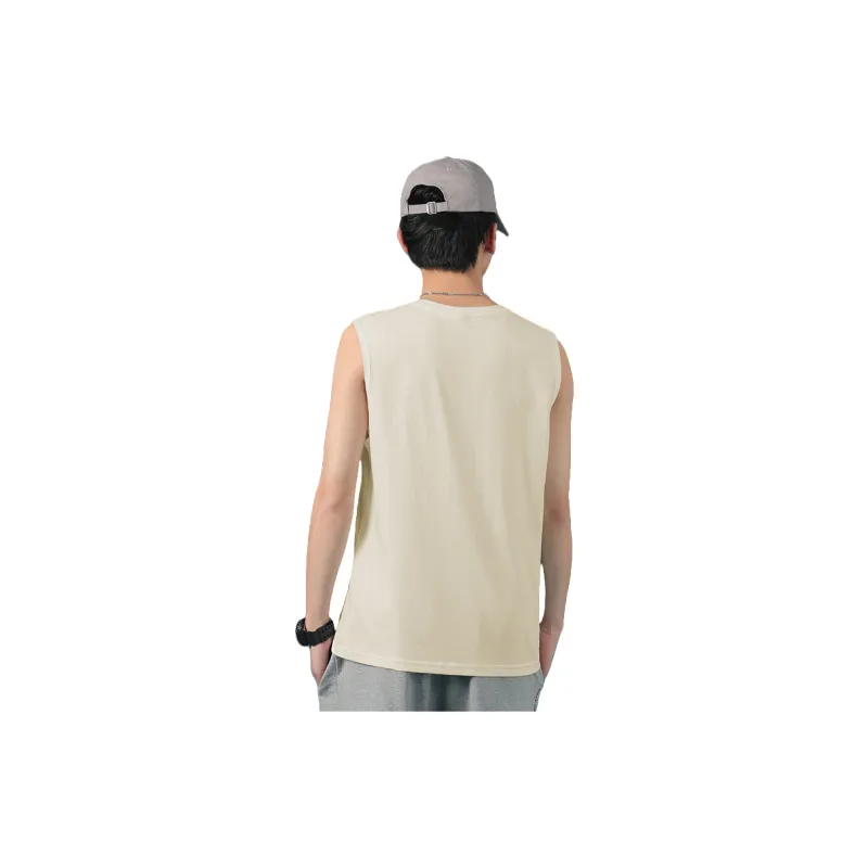 CAOT Tank Tops Unisex Beige Yellow-0