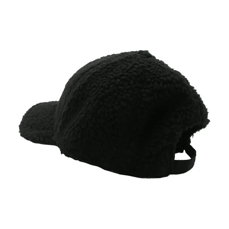 HUNTER Polyester Cotton Baseball Caps Unisex Black-1