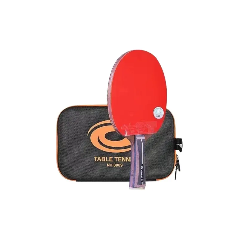 YINHE Ping Pong Paddles Unisex All Wood With Carbon Fiber Red Black-9