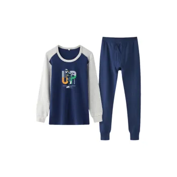 Lan Miao Thermal Set Men's Blue