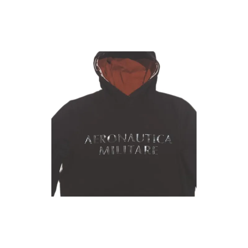 AERONAUTICA MILITARE SS24 Sweatshirt Men's Black Gray Color-2