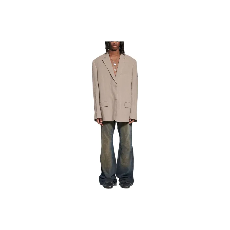 Balenciaga FW22 Business Suits Coats Men's Brown-1