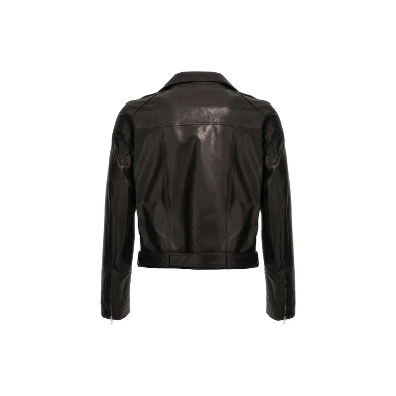 RICK OWENS Lukes Stooges Leather Jacket-1